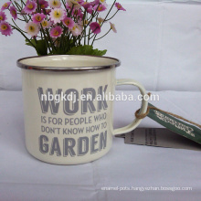 9cm(480ml) enamel mug sold well in europe